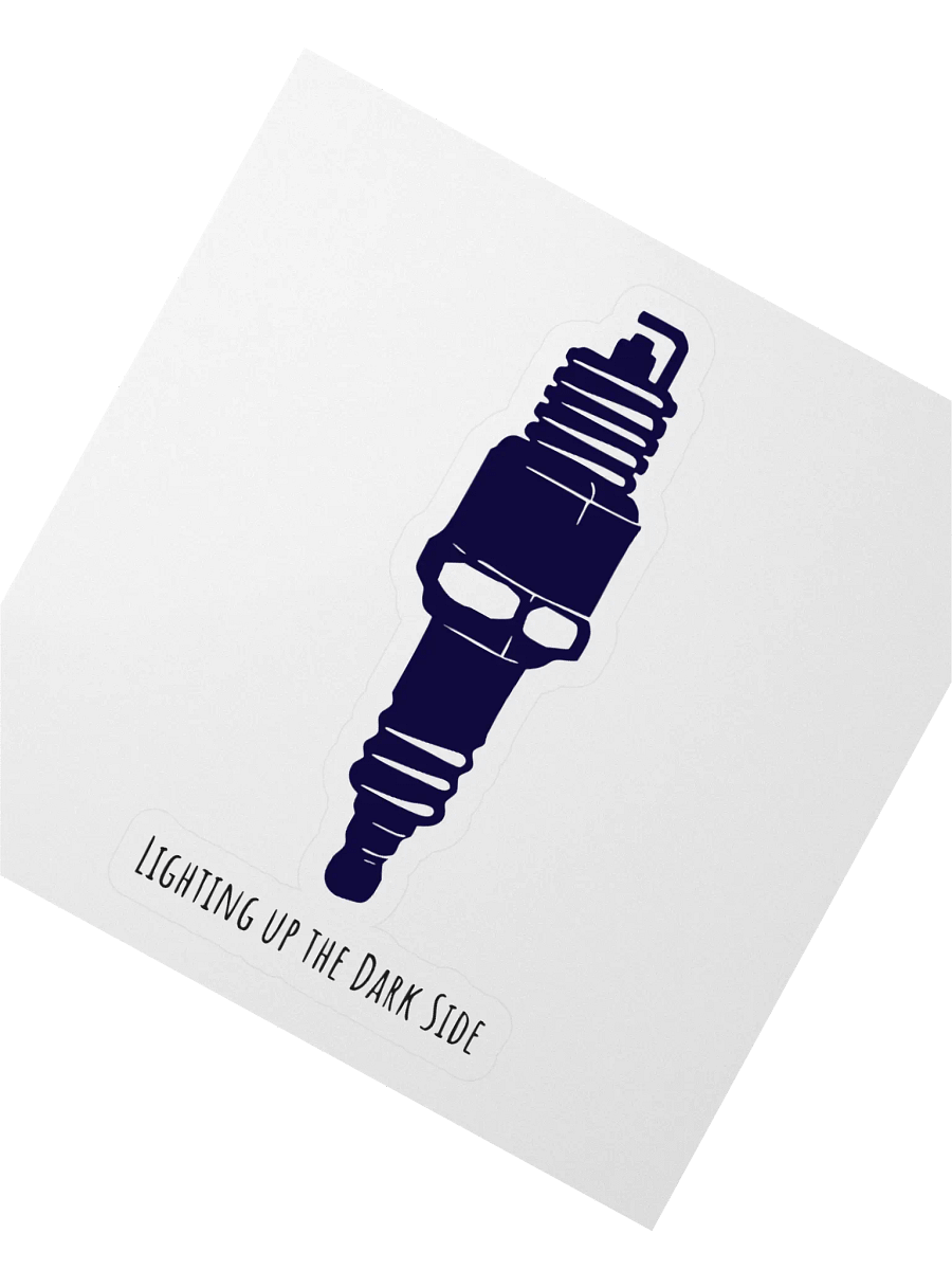 Spark Plug Warrior Kiss Cut Sticker product image (2)