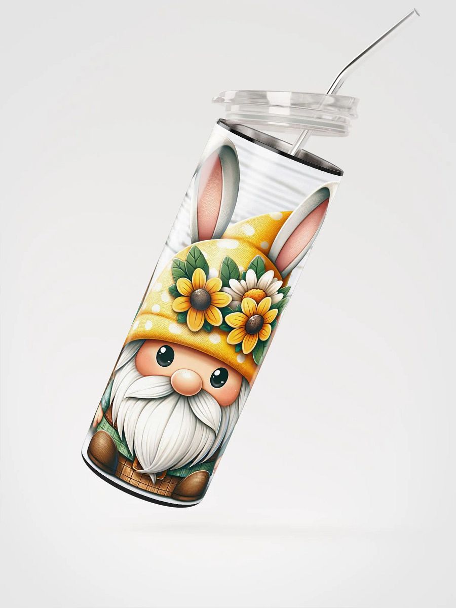 Bunny Hat Gnome Stainless Steel Tumbler product image (3)