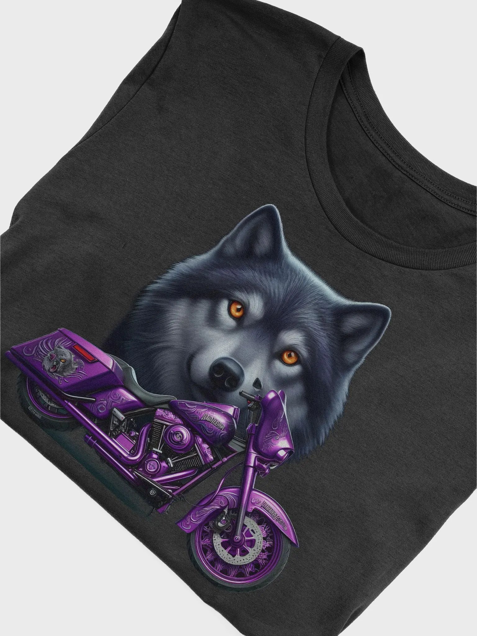 Motorcycle and Wolf - Unisex T-Shirt #19 product image (5)