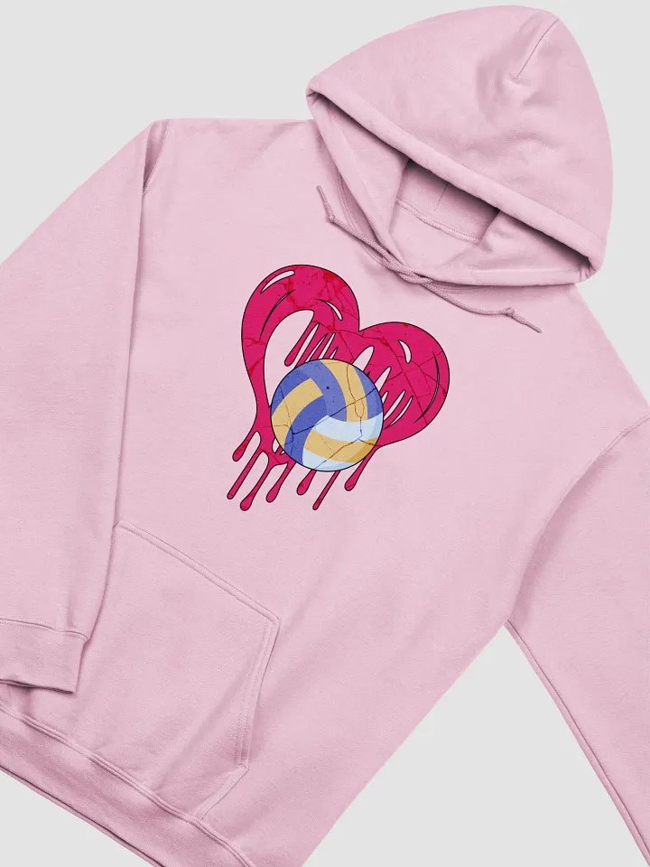 Heart Volleyball Dripping Love Hoodie product image (10)