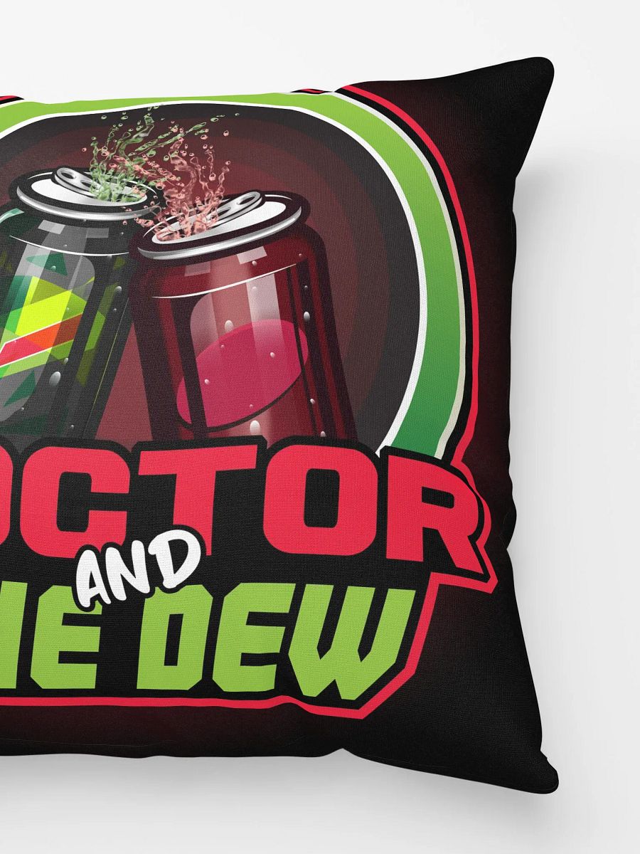 Doctor And The Dew – Throw Pillow Case (18x18 & 22x22) product image (4)