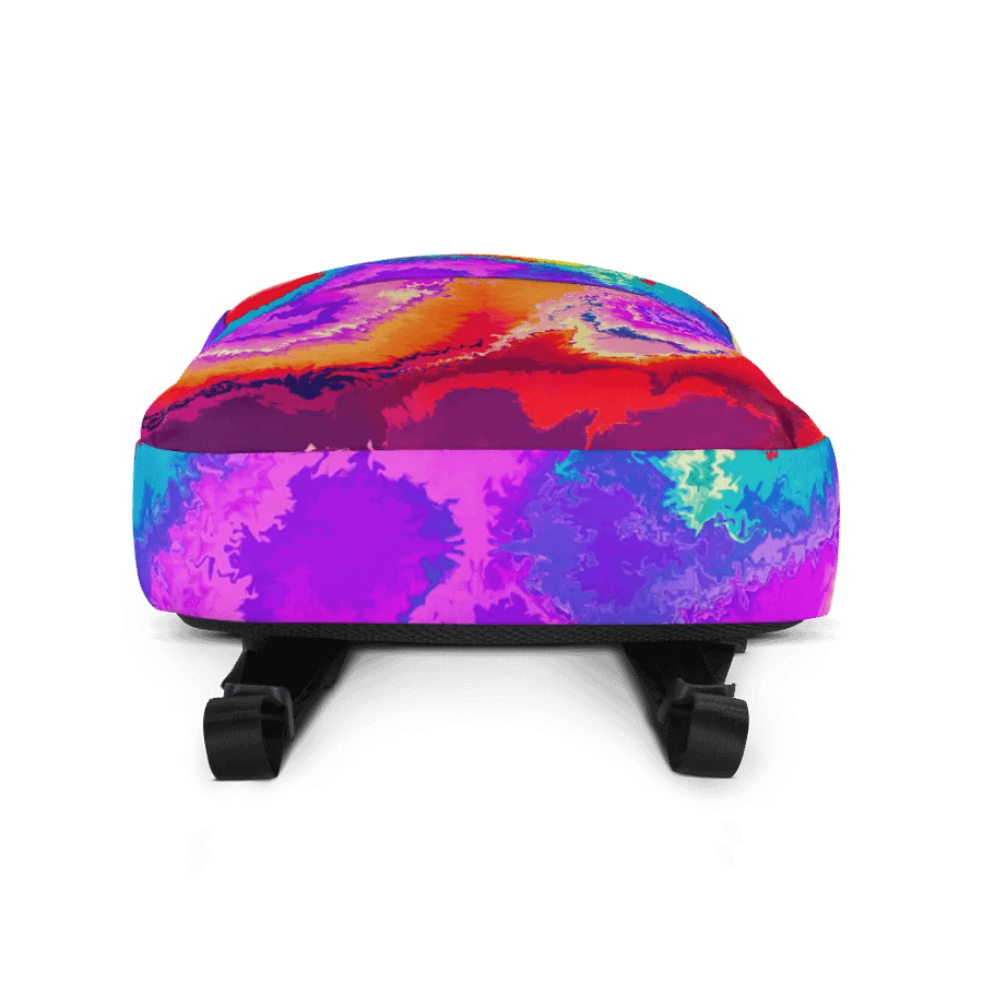 Neon Tides - Crystal & Abstract Art Rucksack product image (5)
