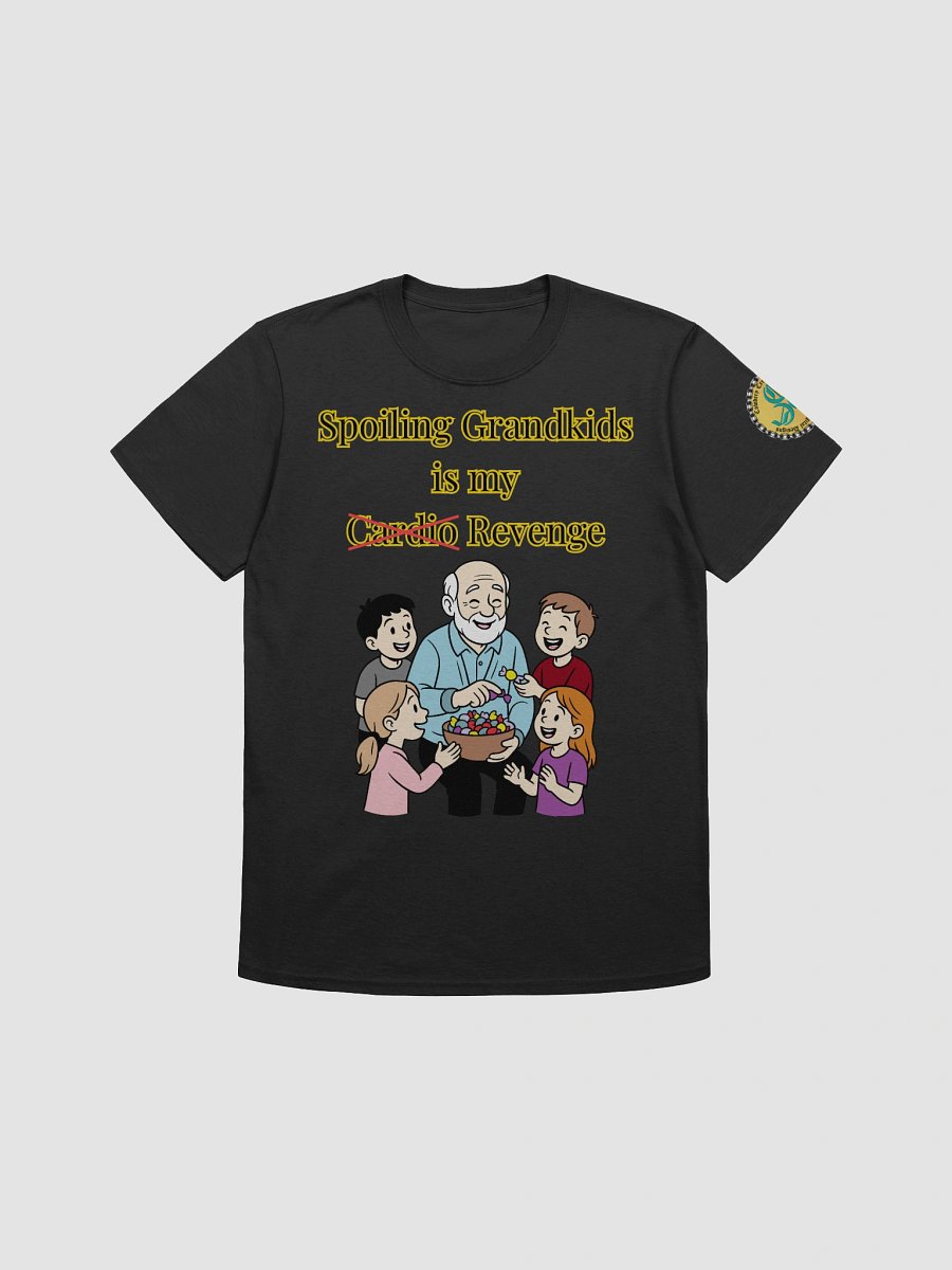 Spoiling Grandkids is my Cardio (Male) Gildan Unisex Softstyle T-Shirt Dark Colors product image (3)