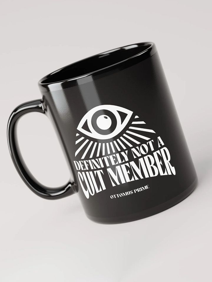 Definitely Not A Cult Member Mug (Black) product image (2)