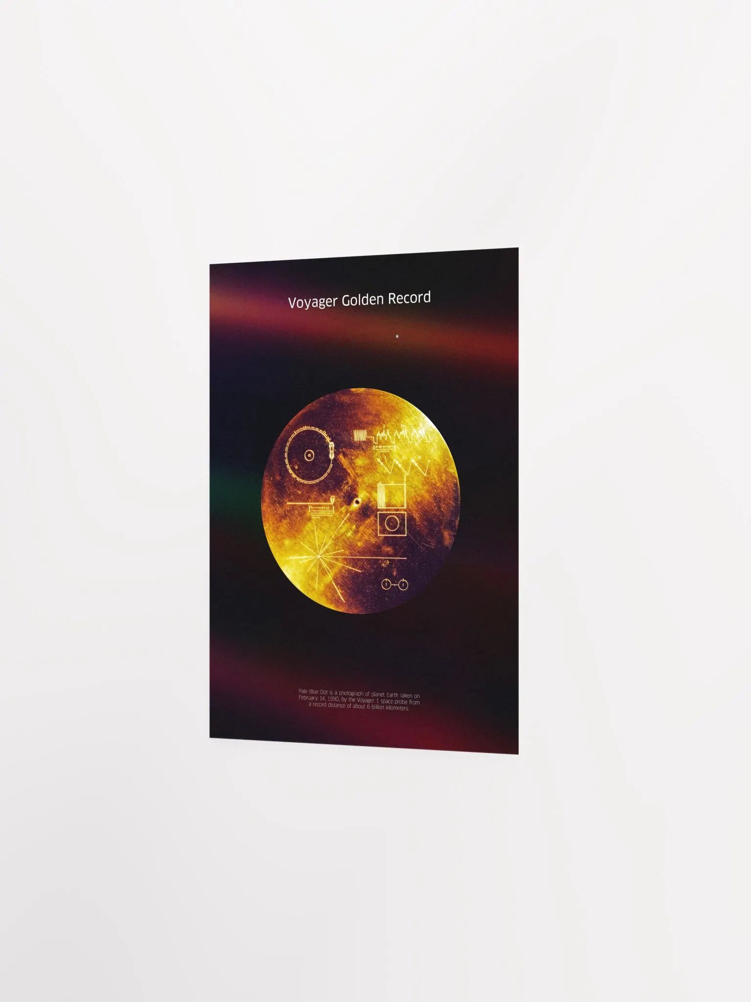 NASA Voyager 1 Golden Record — space poster, science print product image (8)