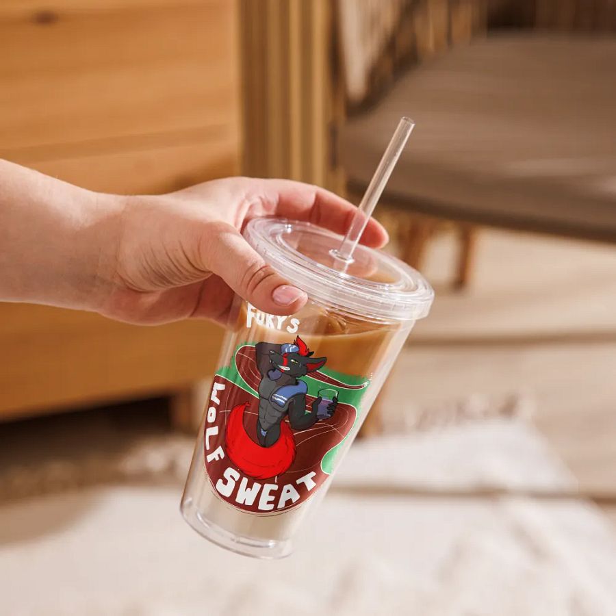 Fury's Wolf Sweat Double Wall Tumbler product image (9)
