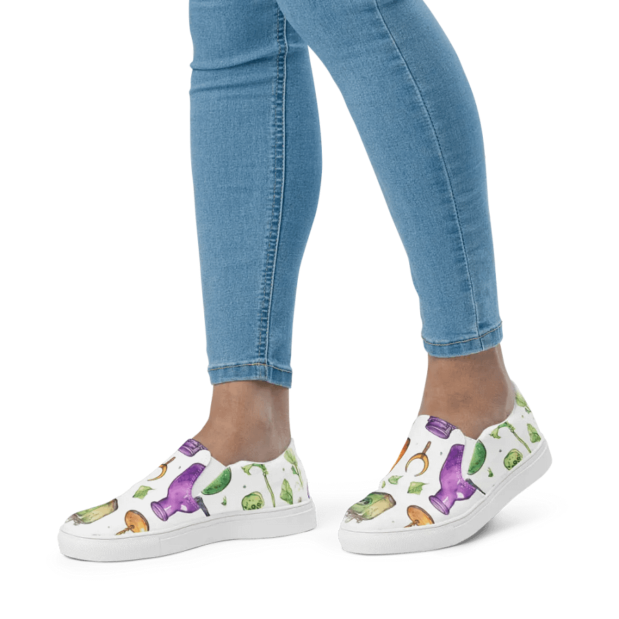 Women's Slip-On Canvas Shoes 💜 Mysterious Sweet product image (4)