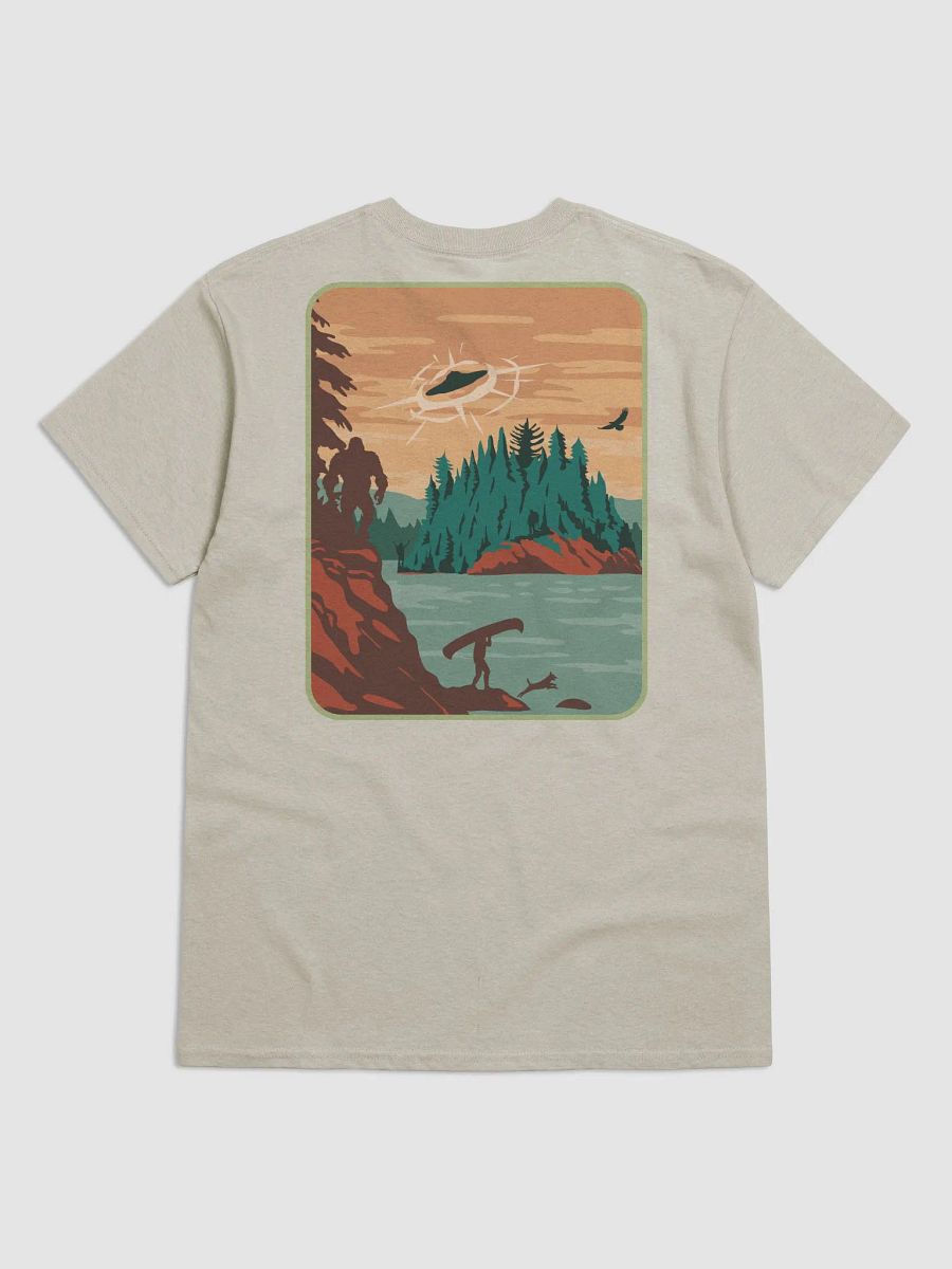 PNW Canoe Bigfoot UFO T-Shirt product image (3)