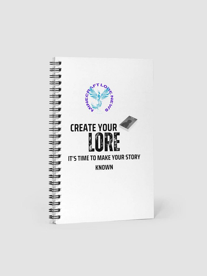 Let your Lore be known Spiral Notebook product image (1)