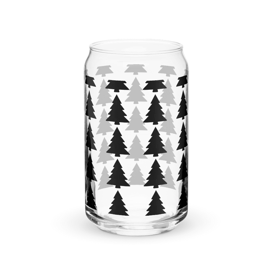Festive Tree Pattern Can-Shaped Glass product image (6)
