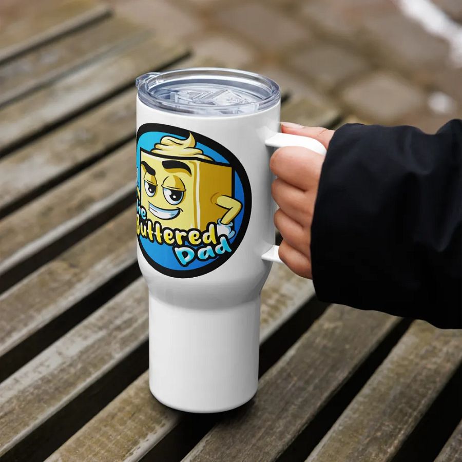 TheButteredDad Travel Mug With Handle product image (8)