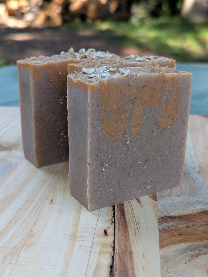 Honey Apricot Oatmeal Cold Process Goat Milk Soap product image (1)