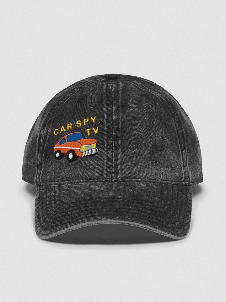 Vintage Wash Hat: CarSpyTV Logo (Embroidered) product image (1)