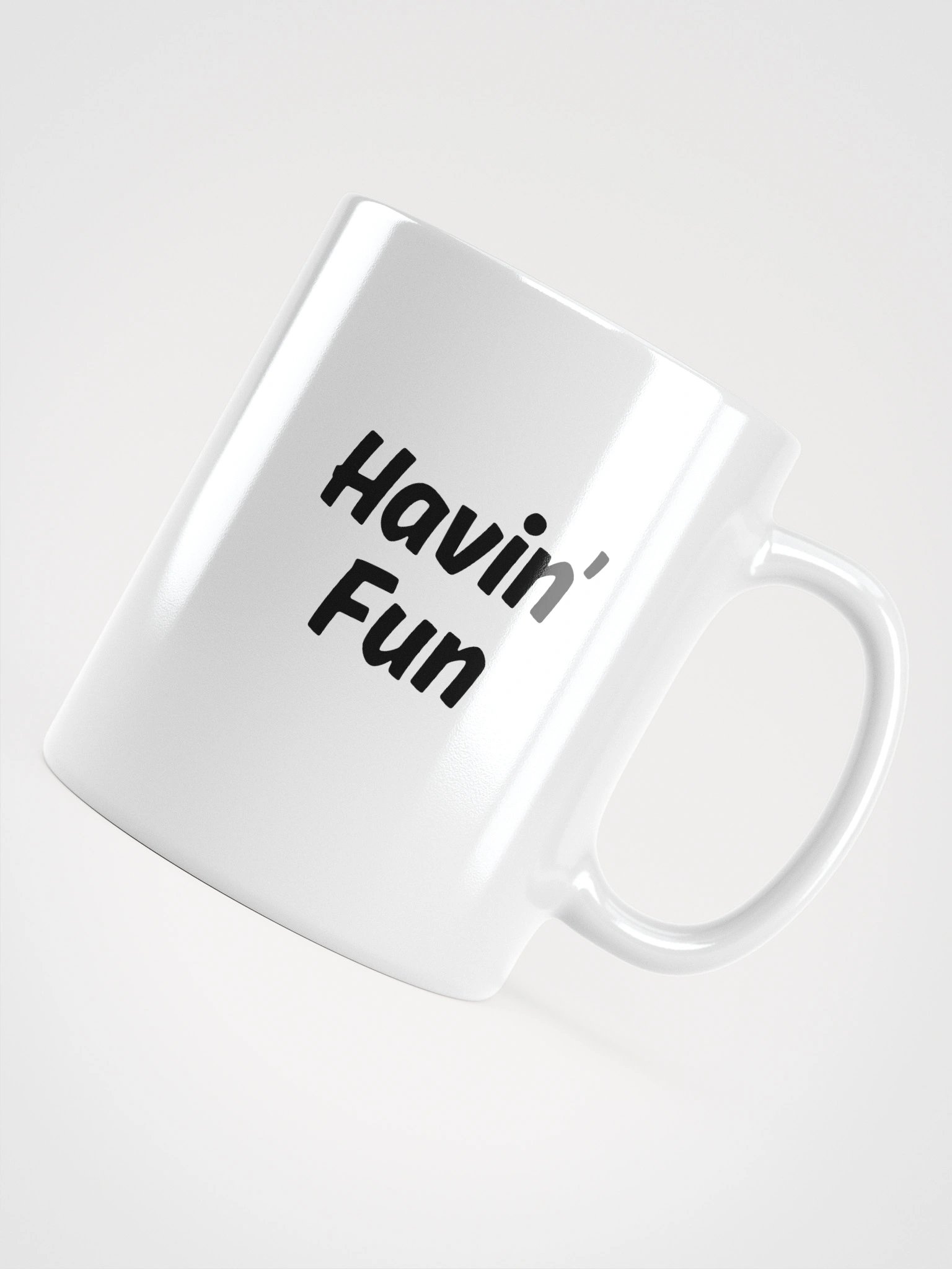 "Havin’ Fun" My Vibe Ceramic Mug product image (3)