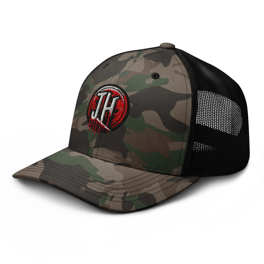 Camo Trucker 3D Puff Cap product image (1)