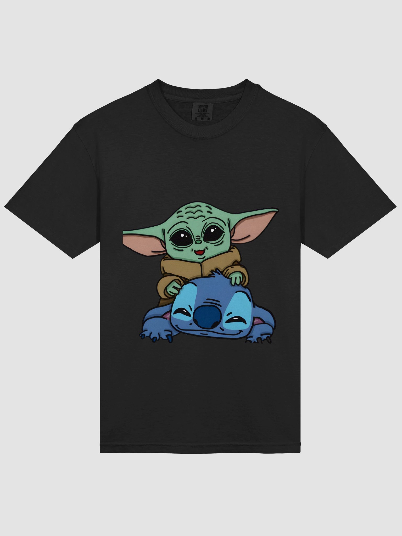 Just4FunRoy Stitch en Grogu T Shirty product image (39)