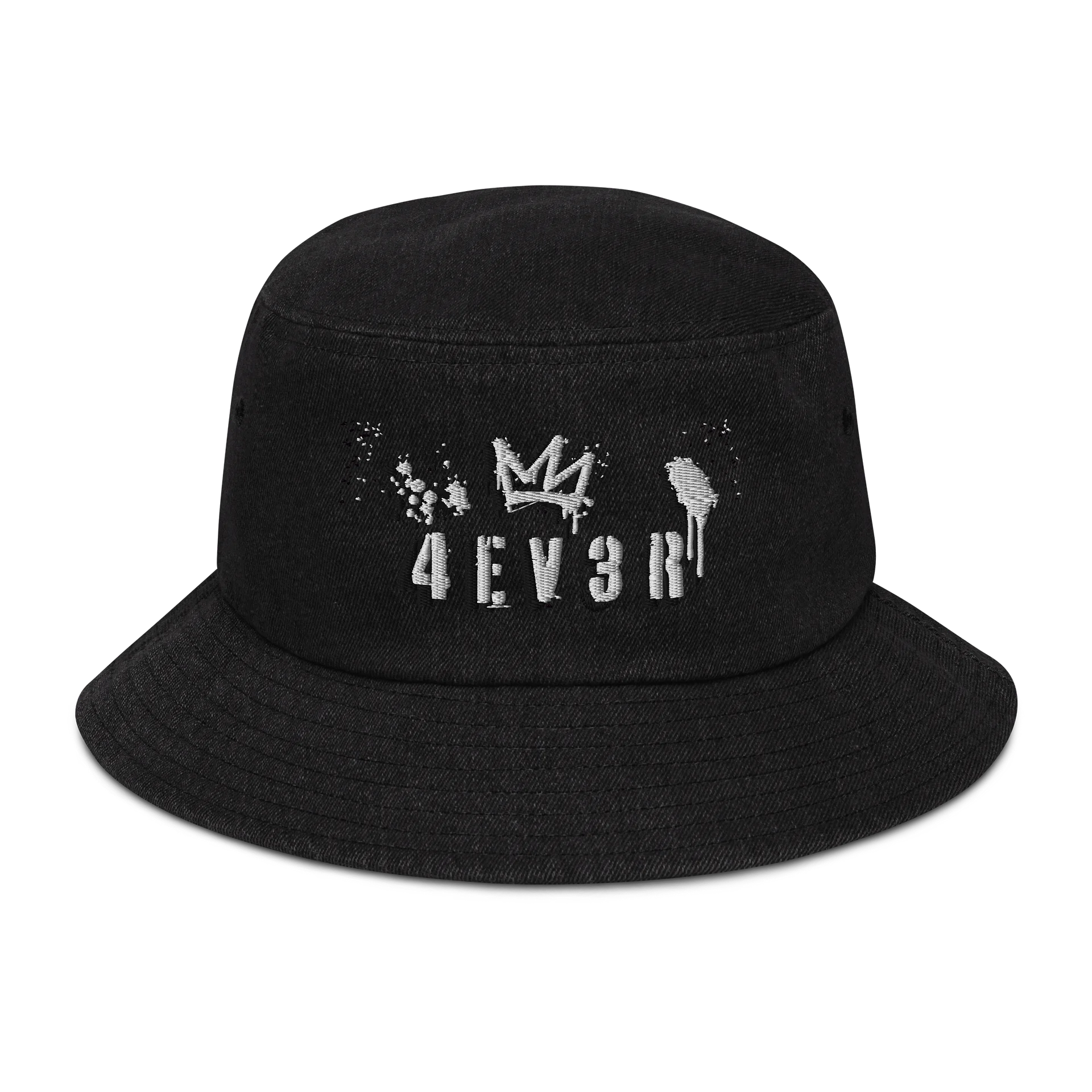 "Crowned 4EV3R" Denim Hat - Mens product image (1)