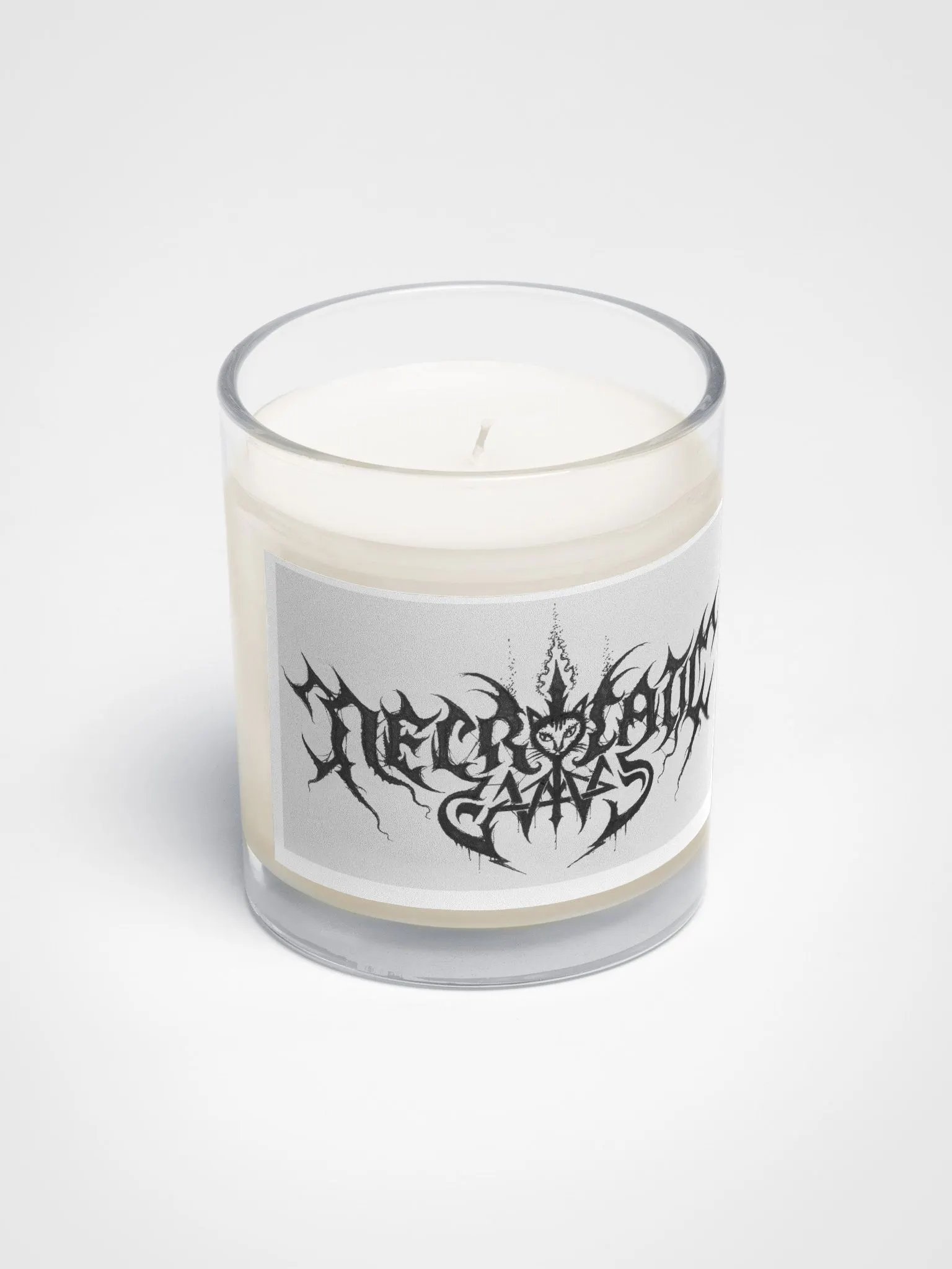 NecroCaticGames Logo Candle product image (2)