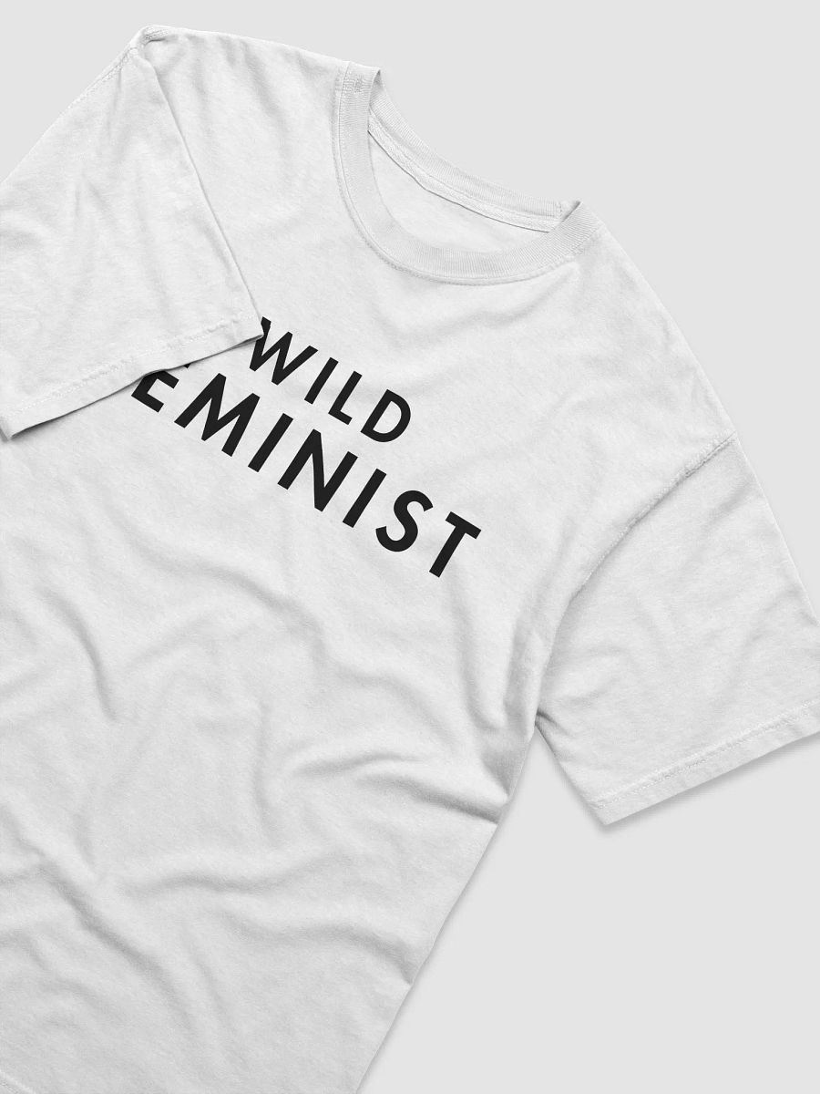 Wild Feminist Minimalist Boyfriend Tee. product image (3)