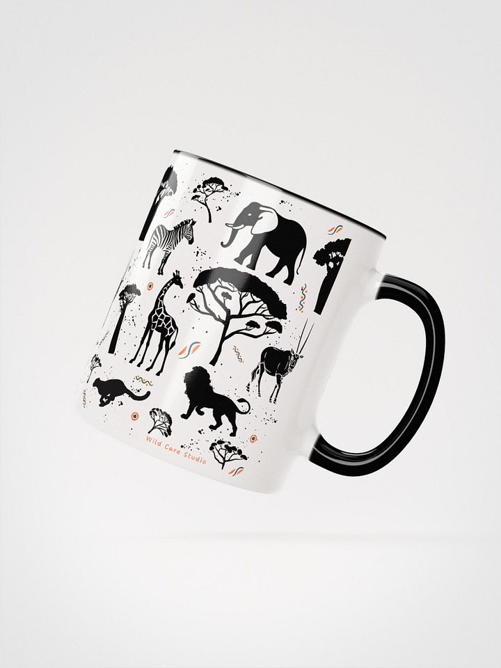Unique African Wildlife Patterned Ceramic Mug product image (8)