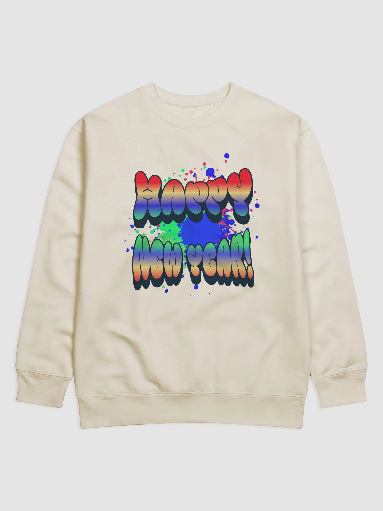 Happy New Years - Colorful Graffiti Design Sweatshirt product image (3)
