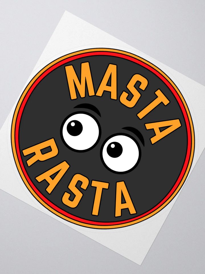 Masta Rasta Logo 'Kiss Cut Sticker' product image (4)