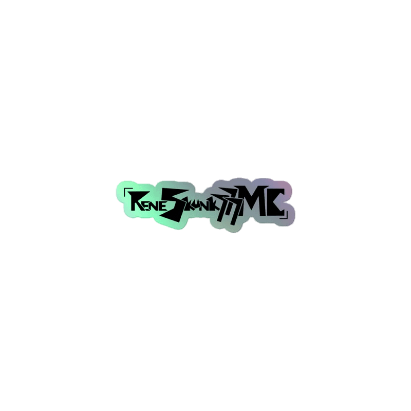 ReneSkunk777MC - Die Cut Logo Sticker (Holographic Version)