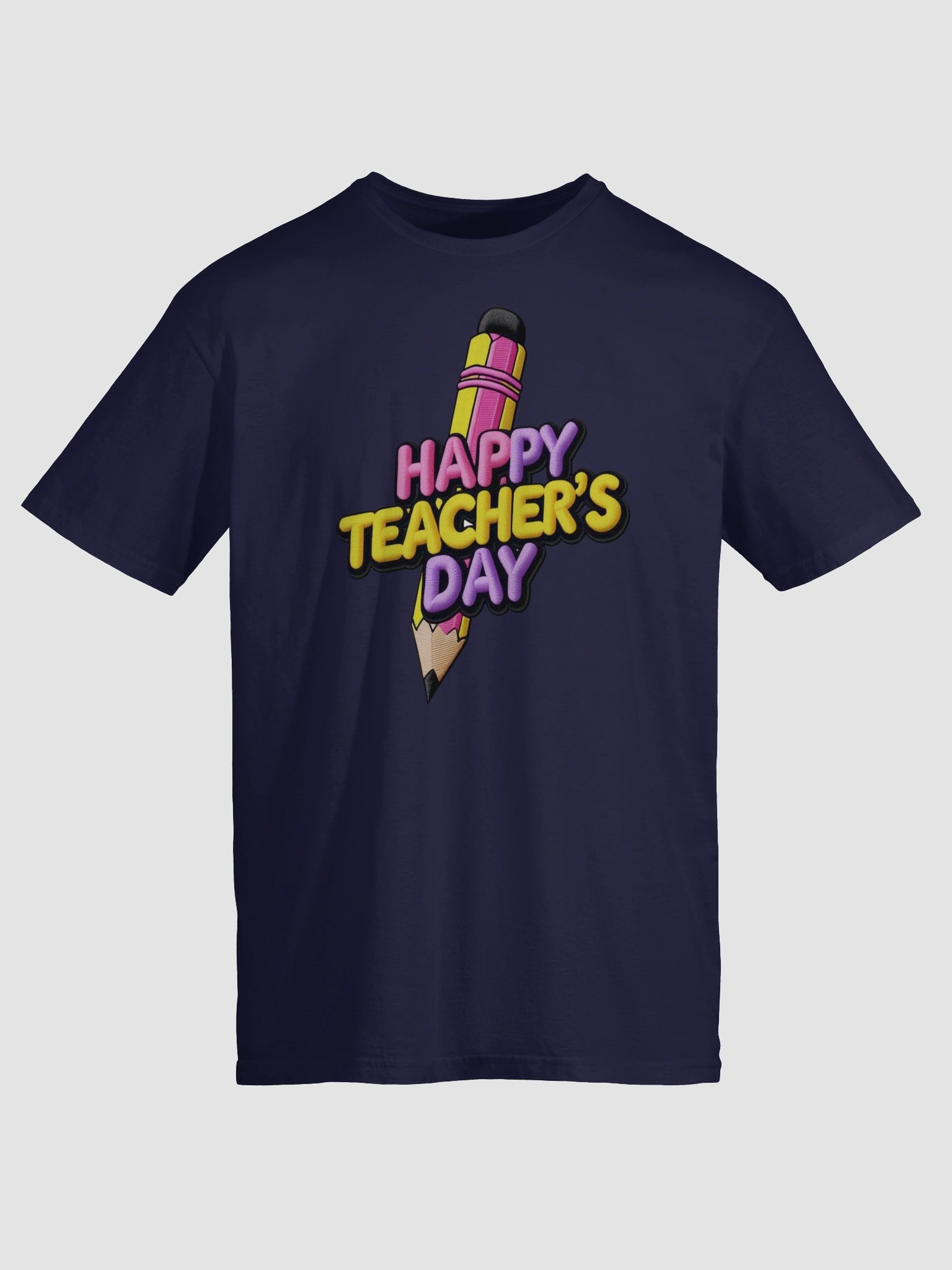 Cheerful Teacher's Day Pencil Celebration T-Shirt product image (45)