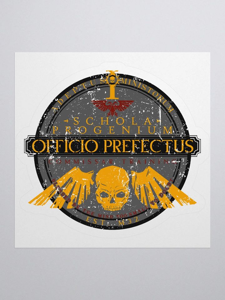 Schola Progenium - Commissar Training Sticker | Warhammer 40K product image (1)