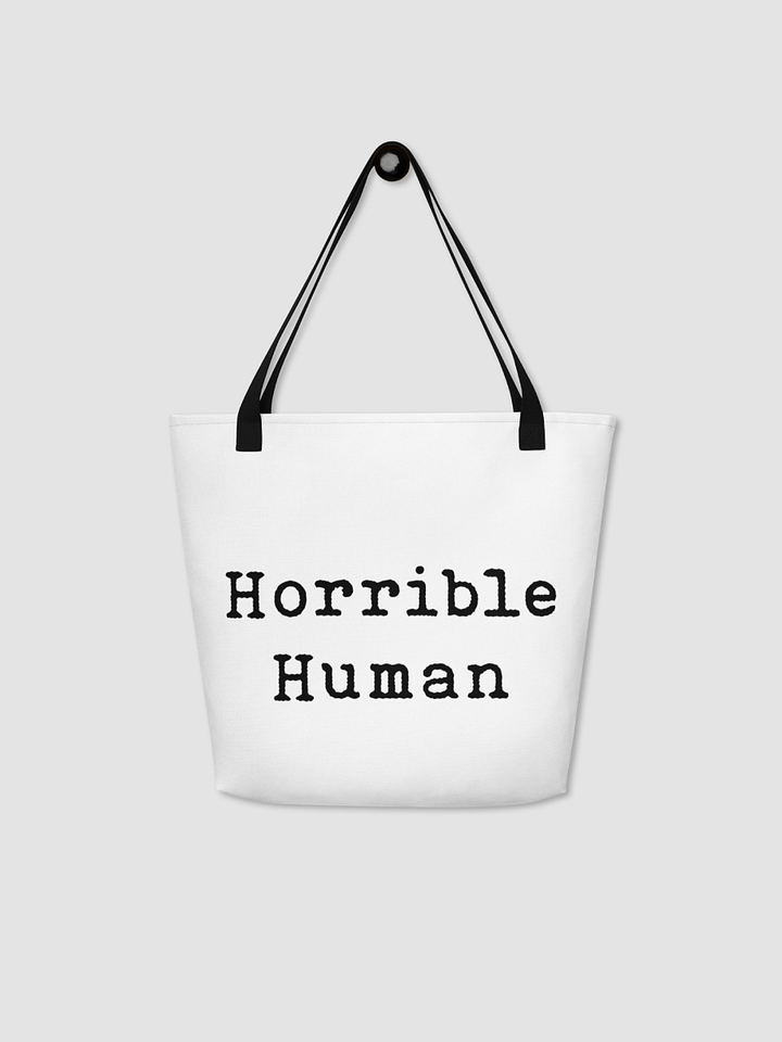Horrible Human Lux Tote (white) product image (2)