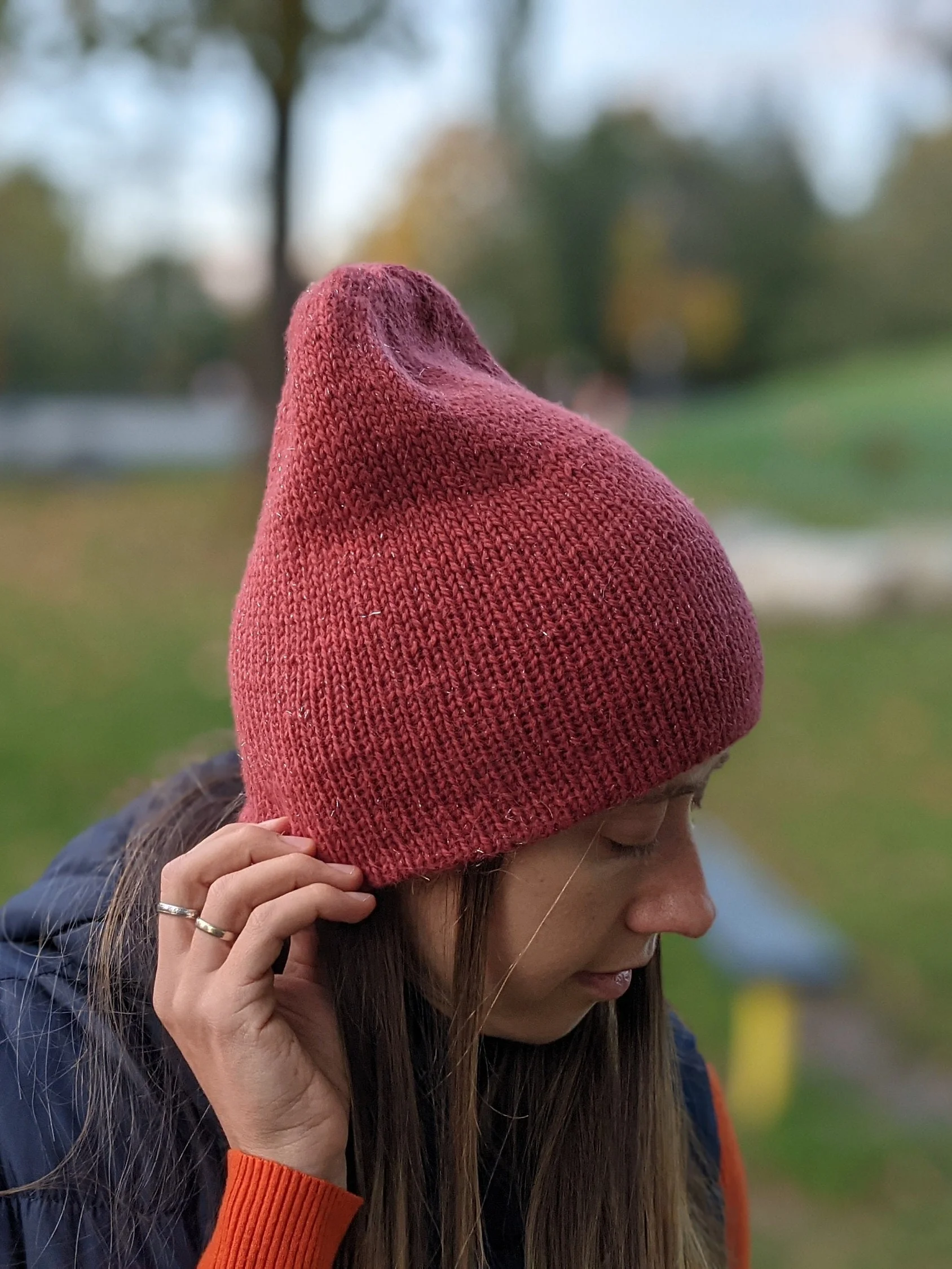 Double Layer Reversible Hat Knitting Pattern product image (2)