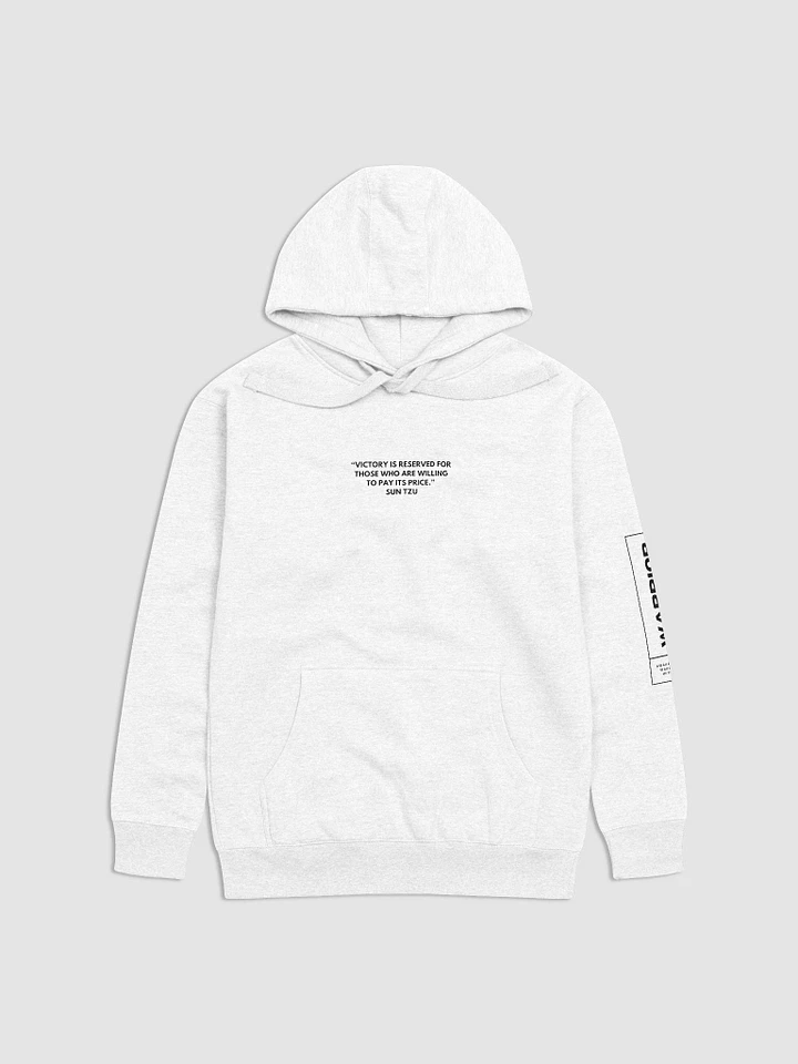 Warrior Victory Quote Premium Hoodie (Print - White) product image (1)