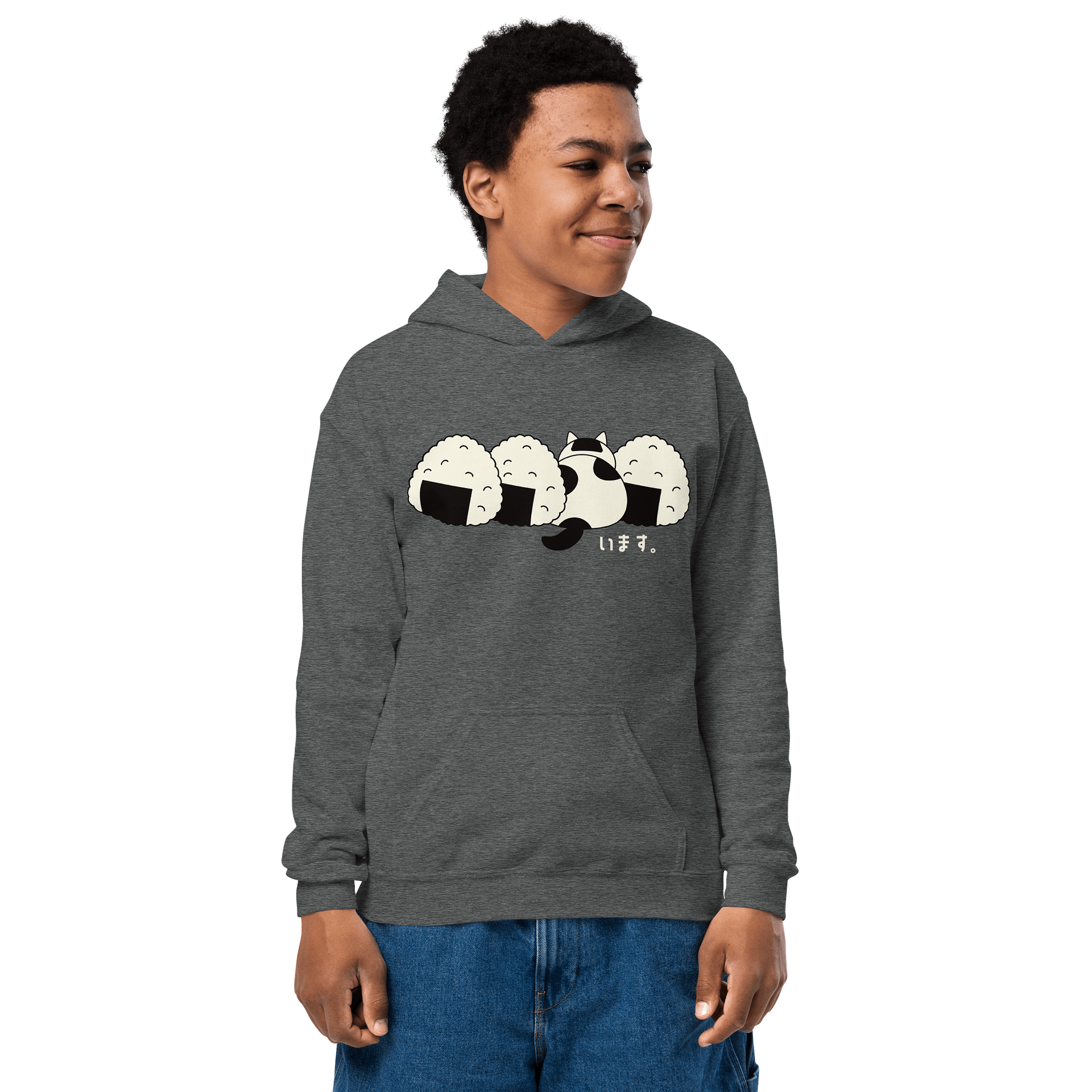 Rice Ball Cat - Unisex Youth Hoodie product image (1)
