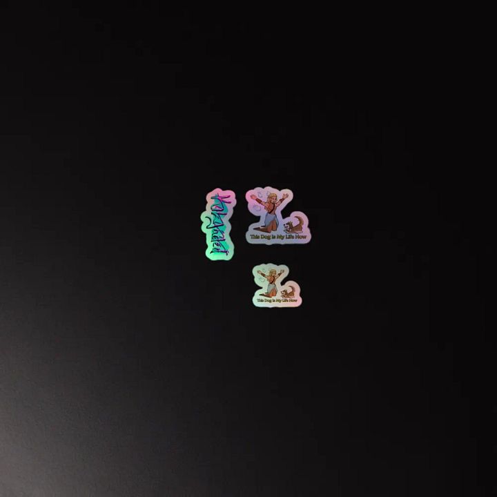 Cursed Edition - This Dog Is My Life Now - Holo Sticker Sheet product image (2)