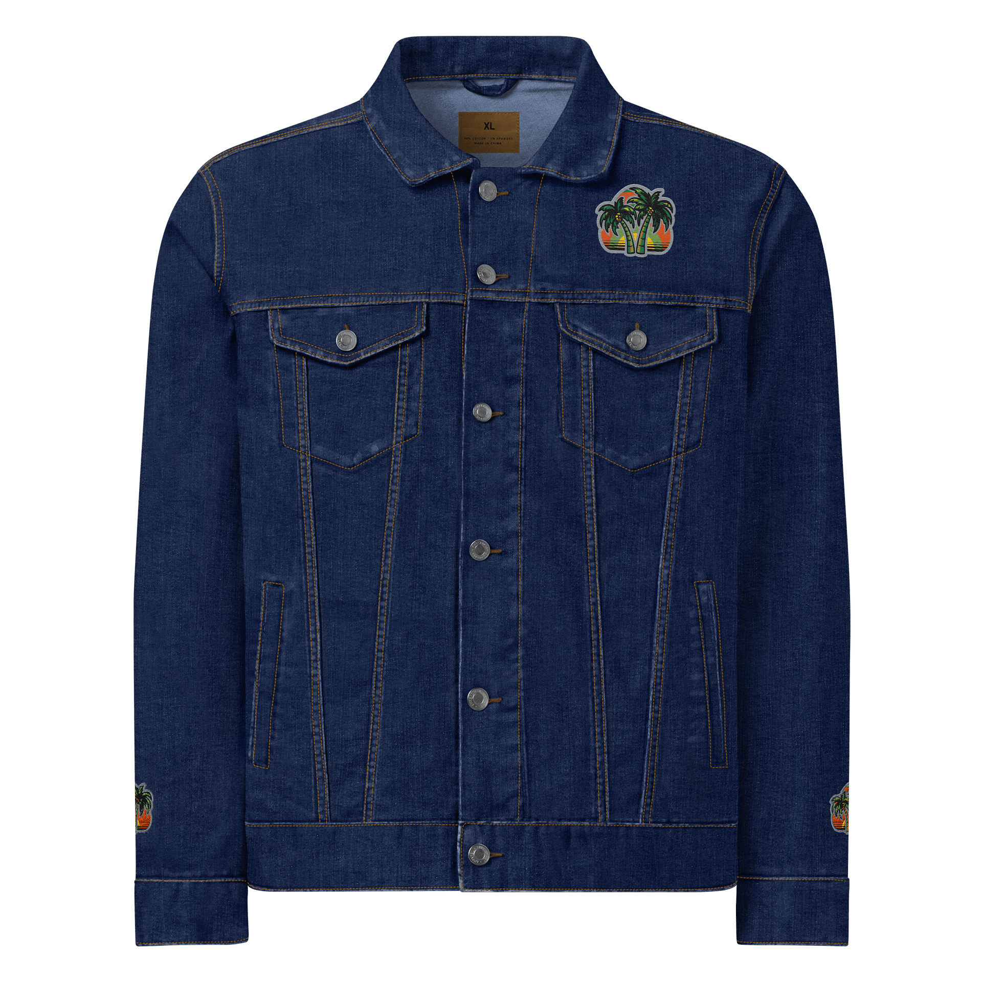 Sunset Palms Denim Jacket product image (5)
