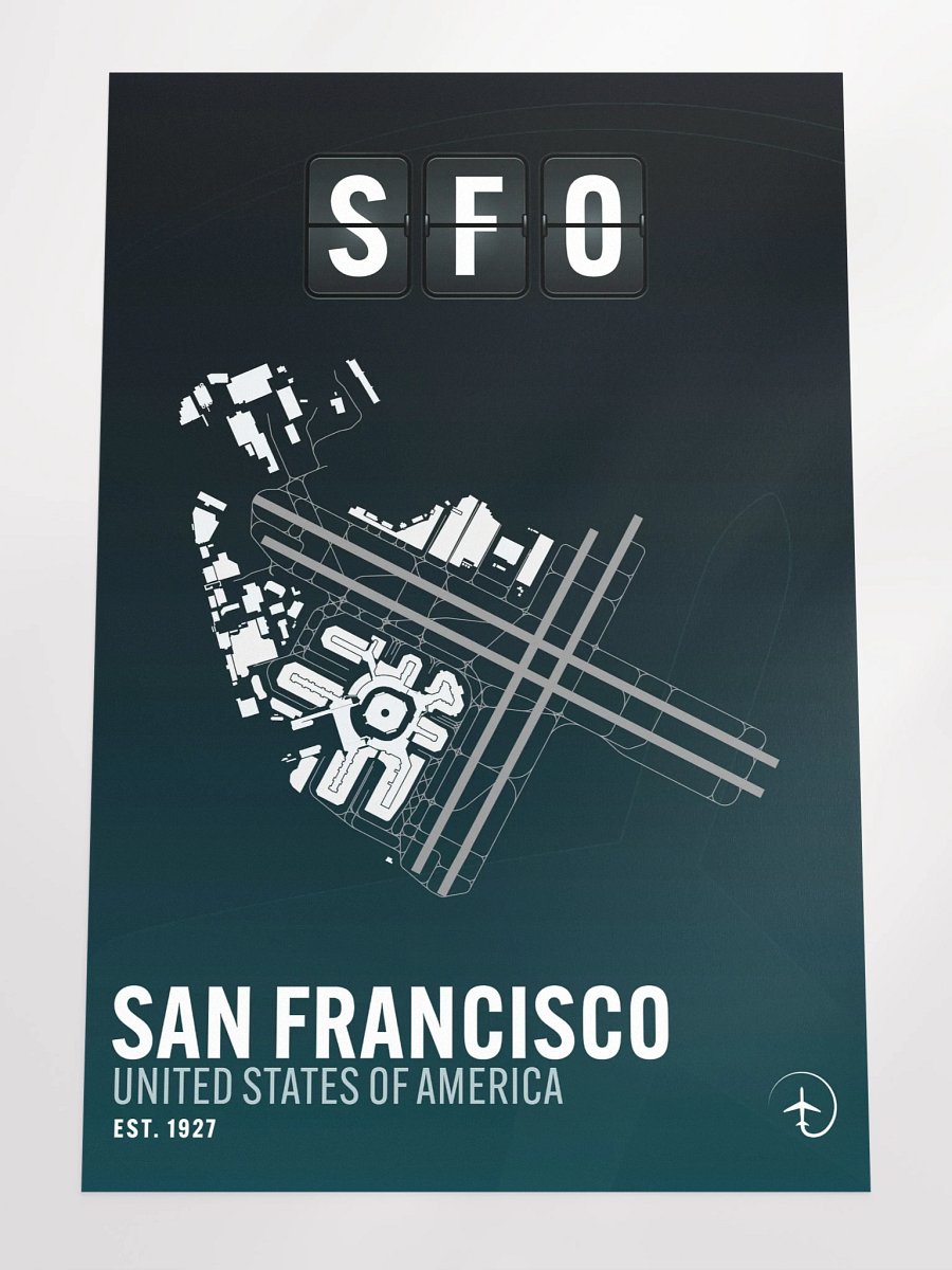 San Francisco SFO Poster product image (4)