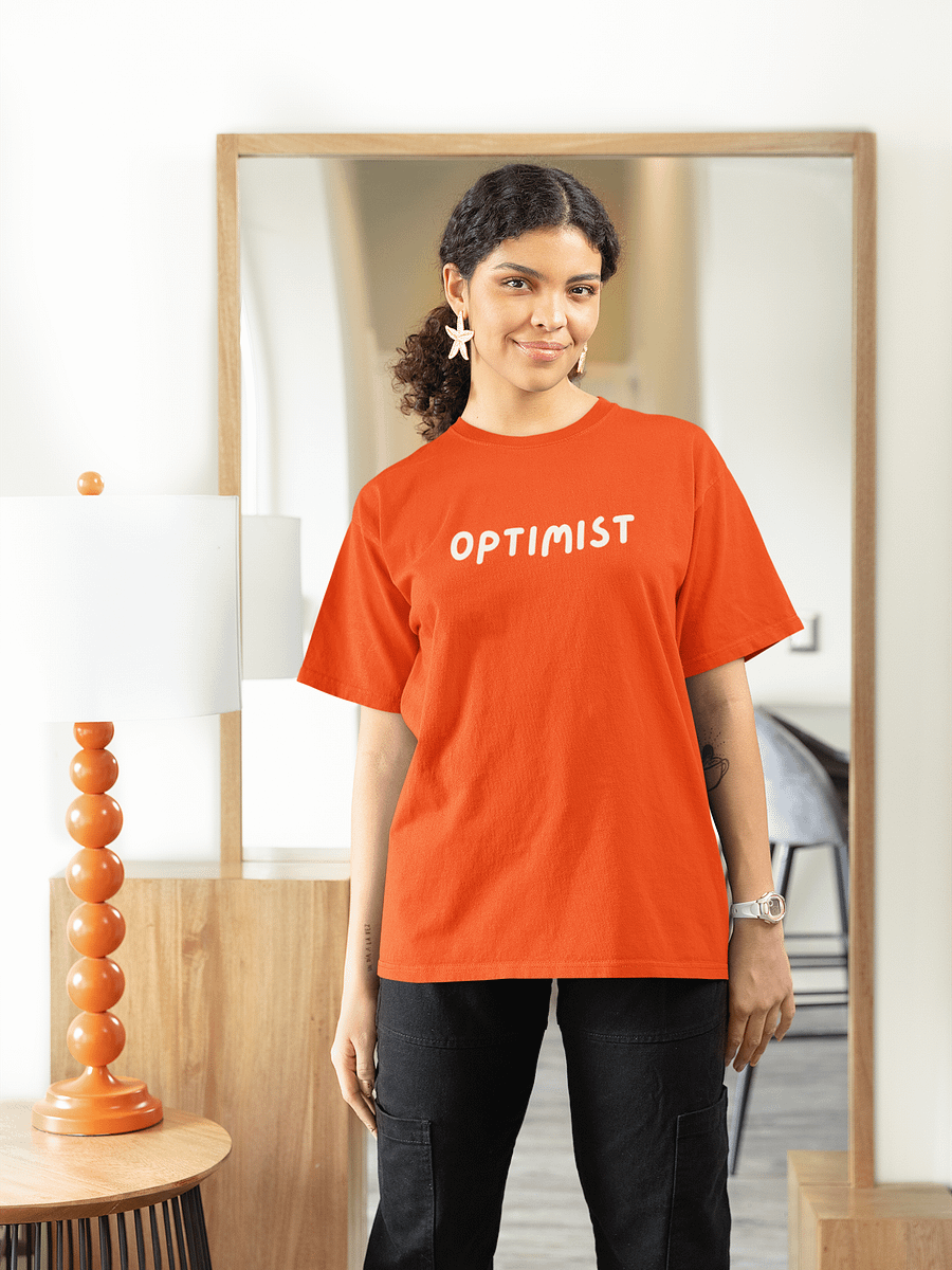 “OPTIMIST” Upbeat Unisex Tee #2 product image (1)