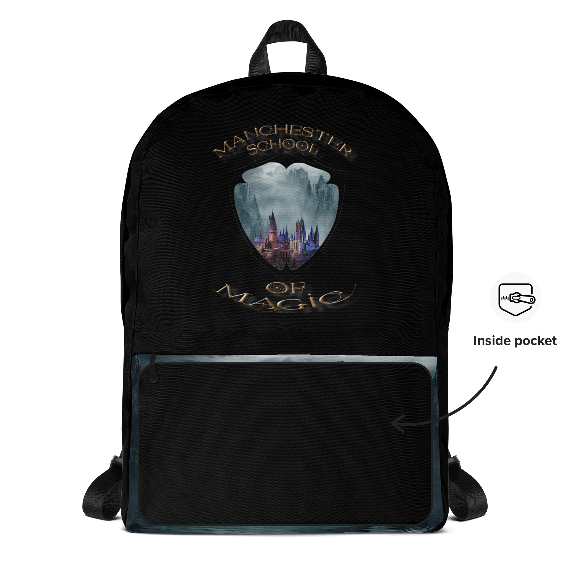 Misty Crest All-Over Print Backpack product image (5)