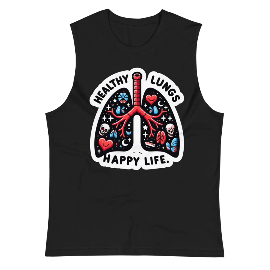 Vibrant Lung Art Muscle Tank product image (4)