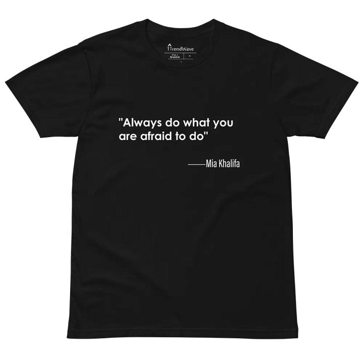 Fearless Words AS Colour Unisex Premium T-Shirt dark version product image (2)