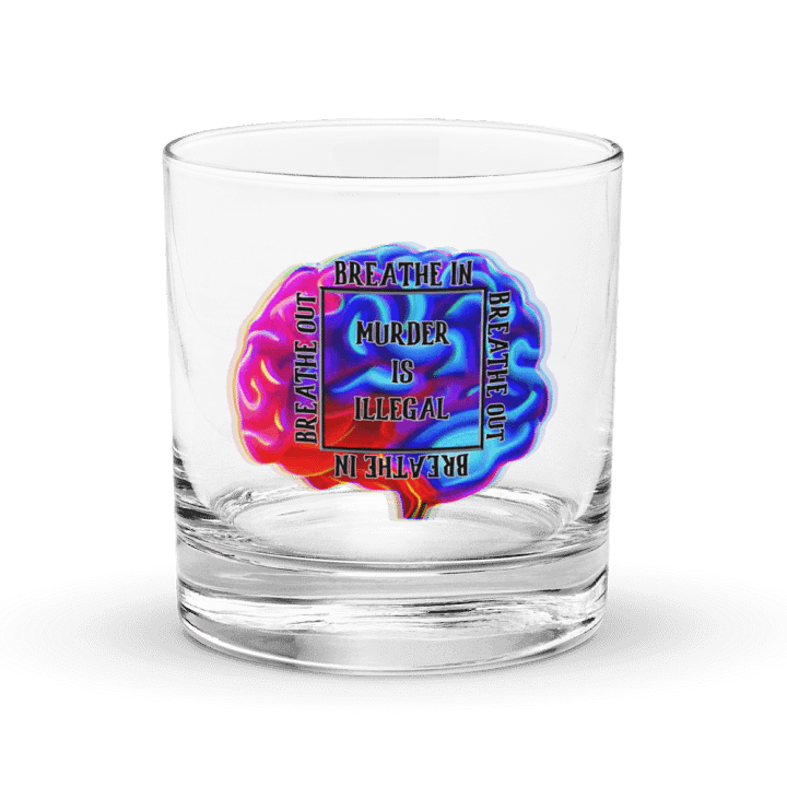 Mindful Reflections Rocks Glass product image (1)