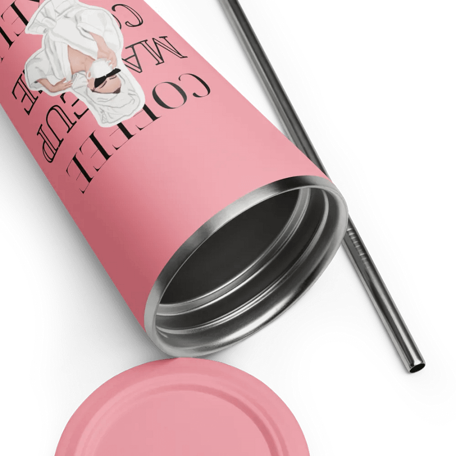 Makeup & Coffee Tumbler With Straw product image (12)