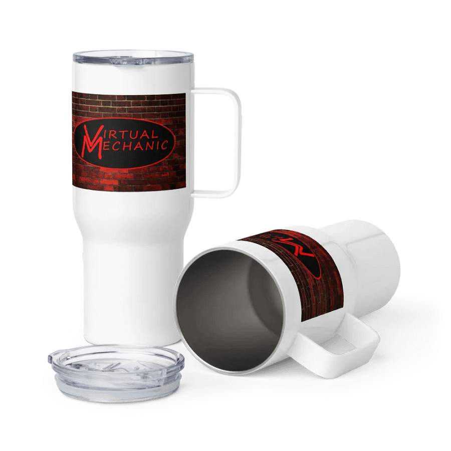 Wraparound wall neon Virtual Mechanic Travel Mug product image (6)