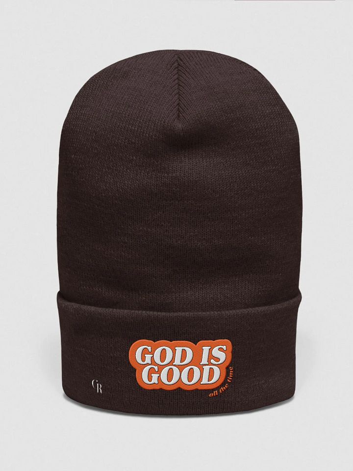 ORANGE God is Good Beanie product image (1)