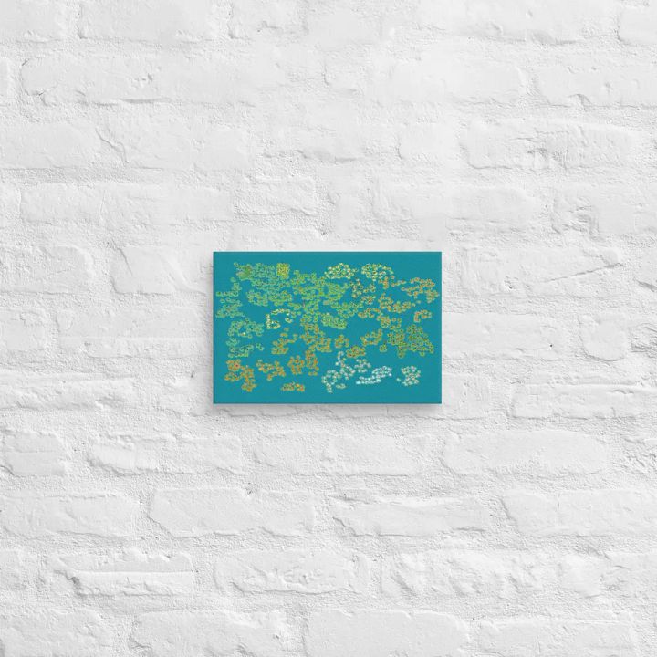 A Monster's Expedition Map - Canvas Print product image (2)