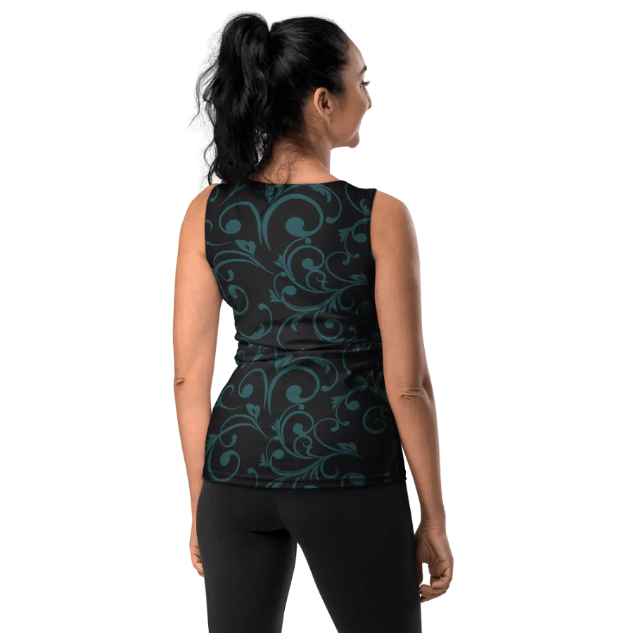 Dark Teal Twirl Top product image (9)