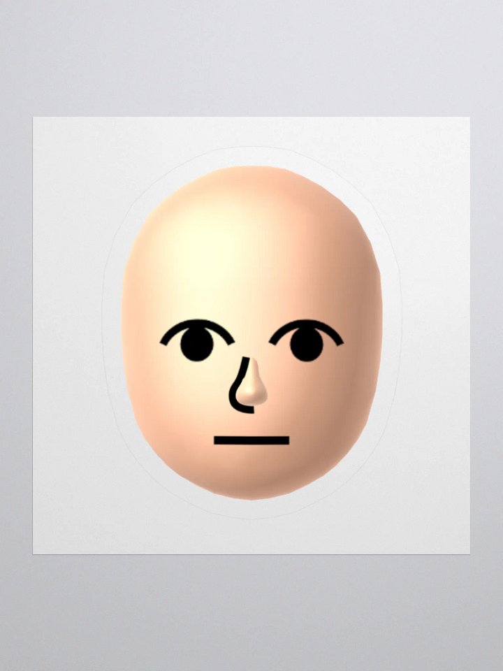 Bald Mii Sticker product image (1)