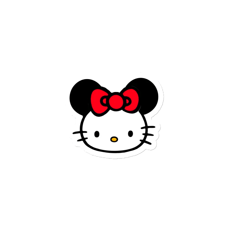 Hello Kitty x Minnie Magnet (Red Bow) product image (1)