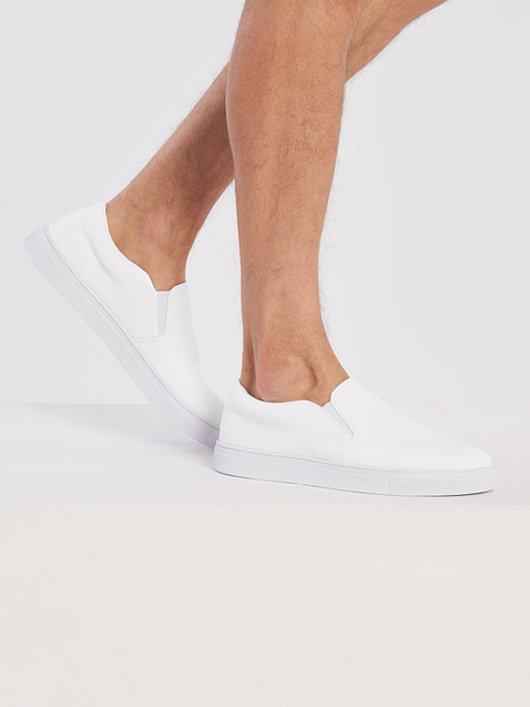 Photo showing Men's Slip-On Canvas Shoes