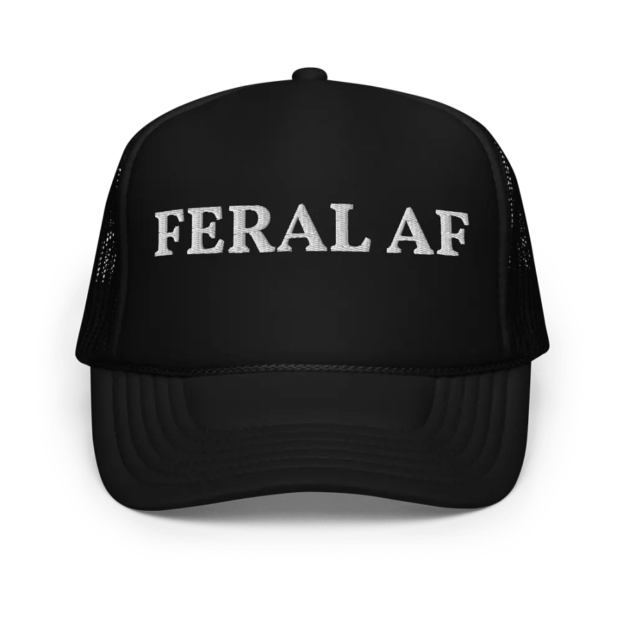 Feral AF - Embroidered Trucker Hat Cap product image (1)